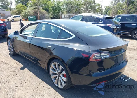 2019 Tesla Model 3 Long Range/Performance from USA, damaged, VIN 5YJ3E1EBXKF408699